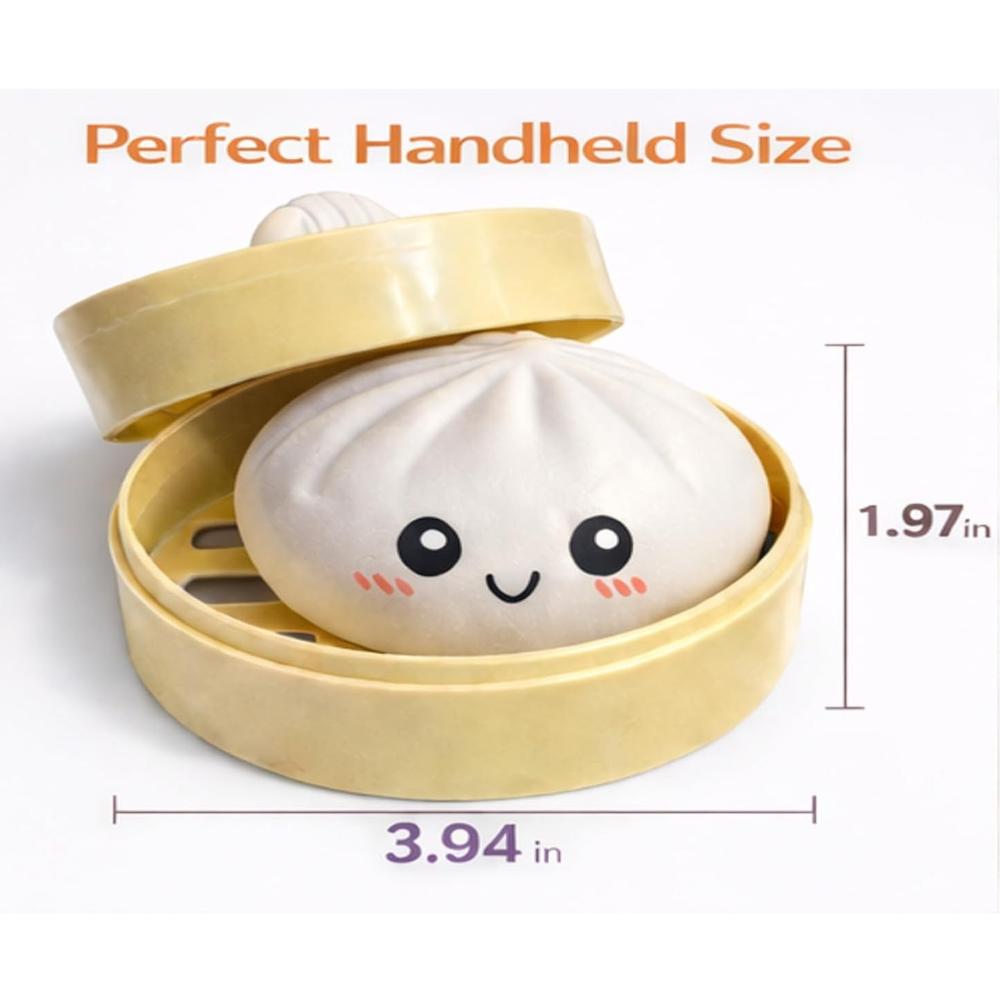 Simulation Flash Dumpling Squishy Stress Ball Slow Rebound Squeeze Decompression Toy For Kids Adults