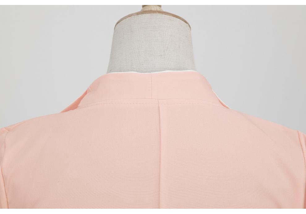 Retro V-Ausschnitt Reverskleid - Einfarbig, Kurze Ärmel, 1950er Elegantes Oversized-Saum, Perfekt für Freizeit oder Party-Events
