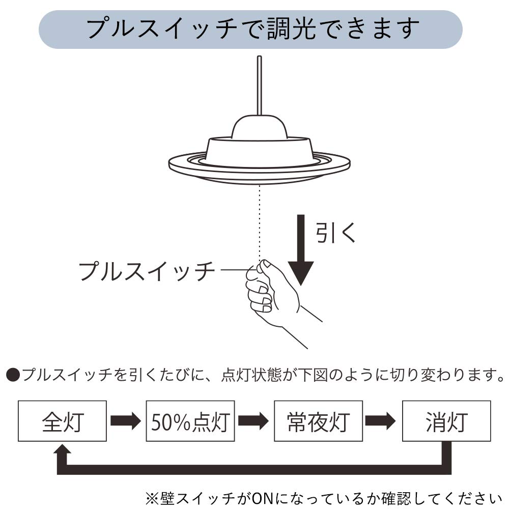 OHM Electric LED Pendant Light (Shade Sold Separately), 8-Tatami Size, 3-Level Dimming, Daylight, LT-Y40D8G-RP, 06-3878
