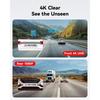 REDTIGER Dash Cam Front Rear, 4K/2.5K Full HD Dash Camera for Cars, Included 32GB Card, Built-in Wi-Fi GPS, 3.16” IPS Screen, Ni