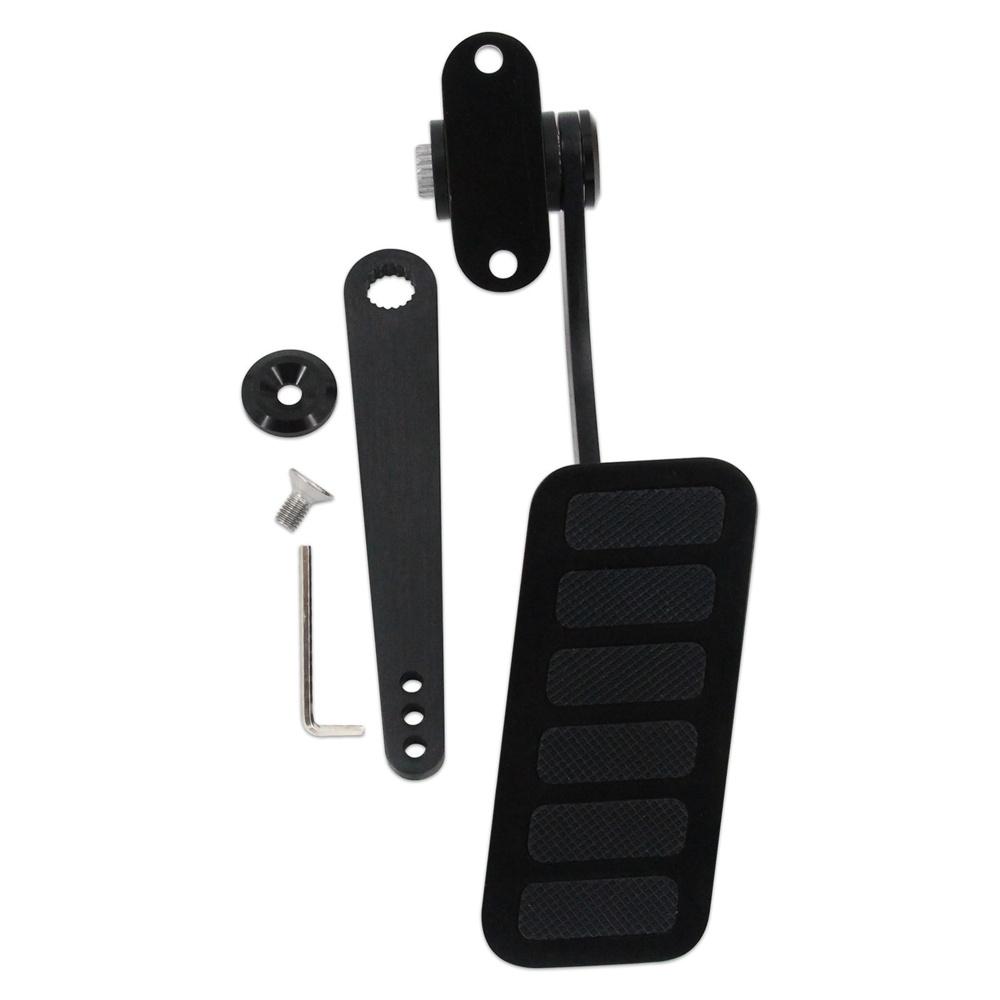 Universal Aluminum Alloy Black Dual Control Gas Pedal Accelerator For Chevy Ford