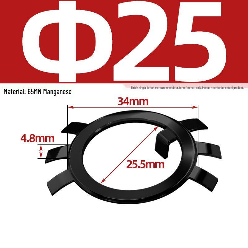 65MN Manganese 304 Stainless Steel Six-Claw Anti-Loosening Lock Nut Washer