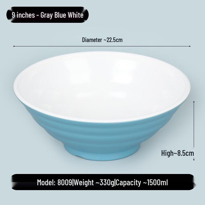 Zhishi Melamine Restaurant Noodle & Soup Bowl