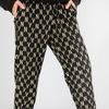MLB Knitted Sweatpants Unisex Black 3ATPM0114-50BKS