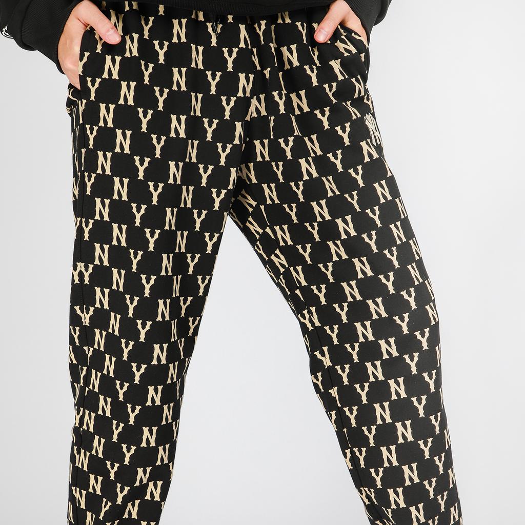 MLB Knitted Sweatpants Unisex Black 3ATPM0114-50BKS
