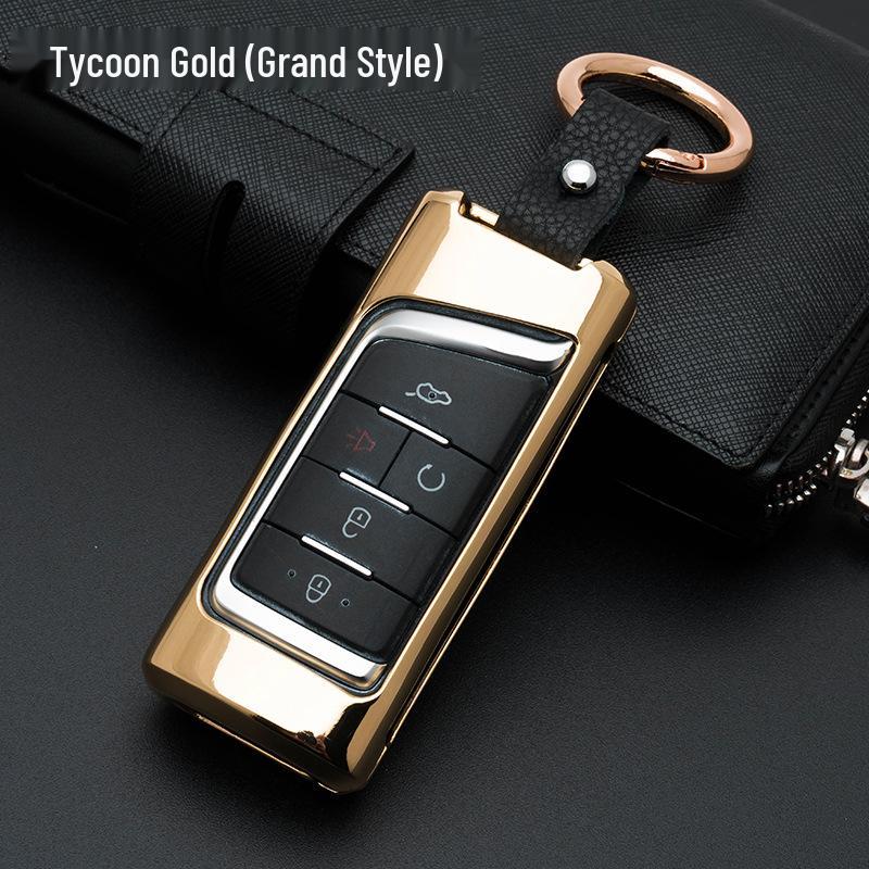 Compatible Metal Car Key Shell for 2017 GAC Trumpchi GS4, GA6, GA3, GS5