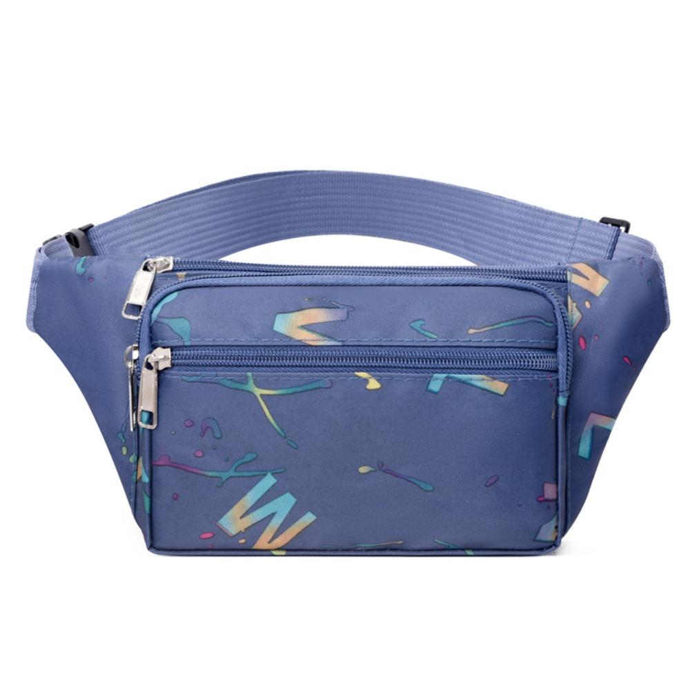 Casual Oxford Women Fanny Packs Anti-theft Large Capacity Running Waist Bag Lightweight Multi-pocket Sports Belt Pouch