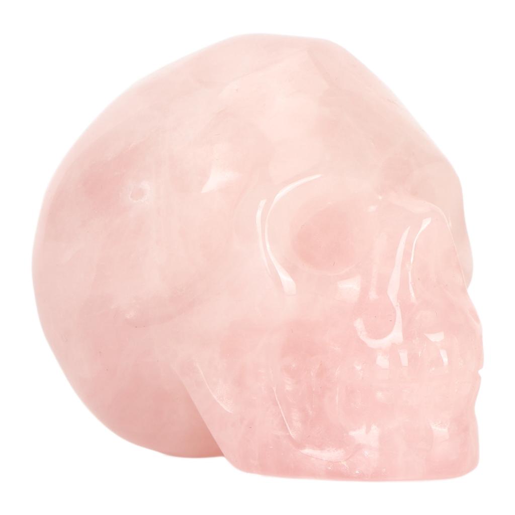 2 Inch Crystal Skull Head Hand Carved Polished Carving Skull Statue Miniature Skulls Ornaments for Meditation Relaxing