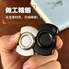 Stainless Steel Three-Body Small Square Fingertip Gyro Edc Toy Paipai Coin Push Card Decompression Artifact Ppb