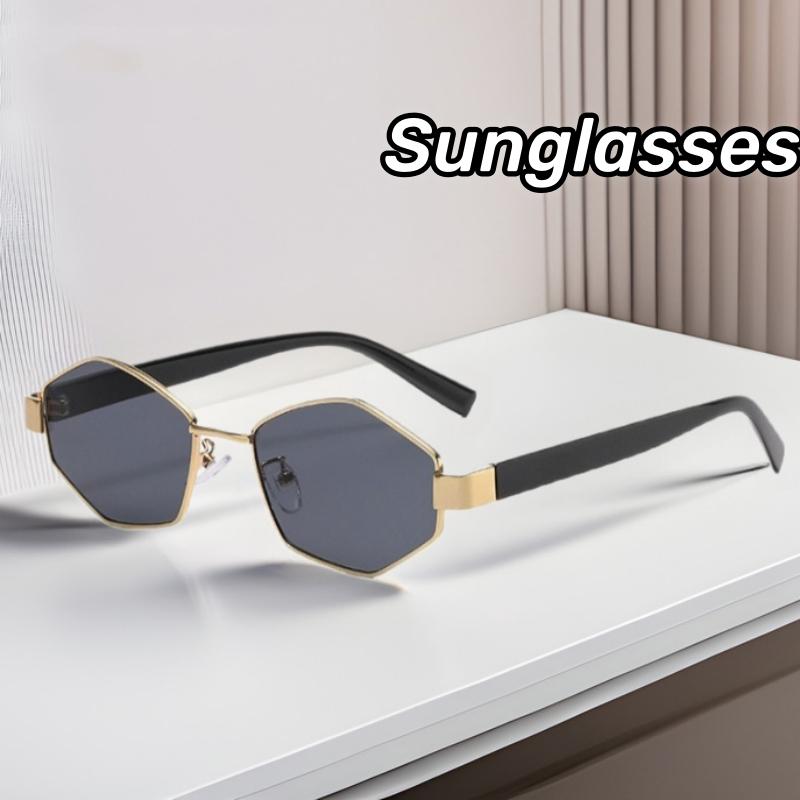 Punk Sunglasses Women Luxury Brand Vintage Small Frame Steampunk Sun Glasses For Men Unique Polygon Sunglass Shades