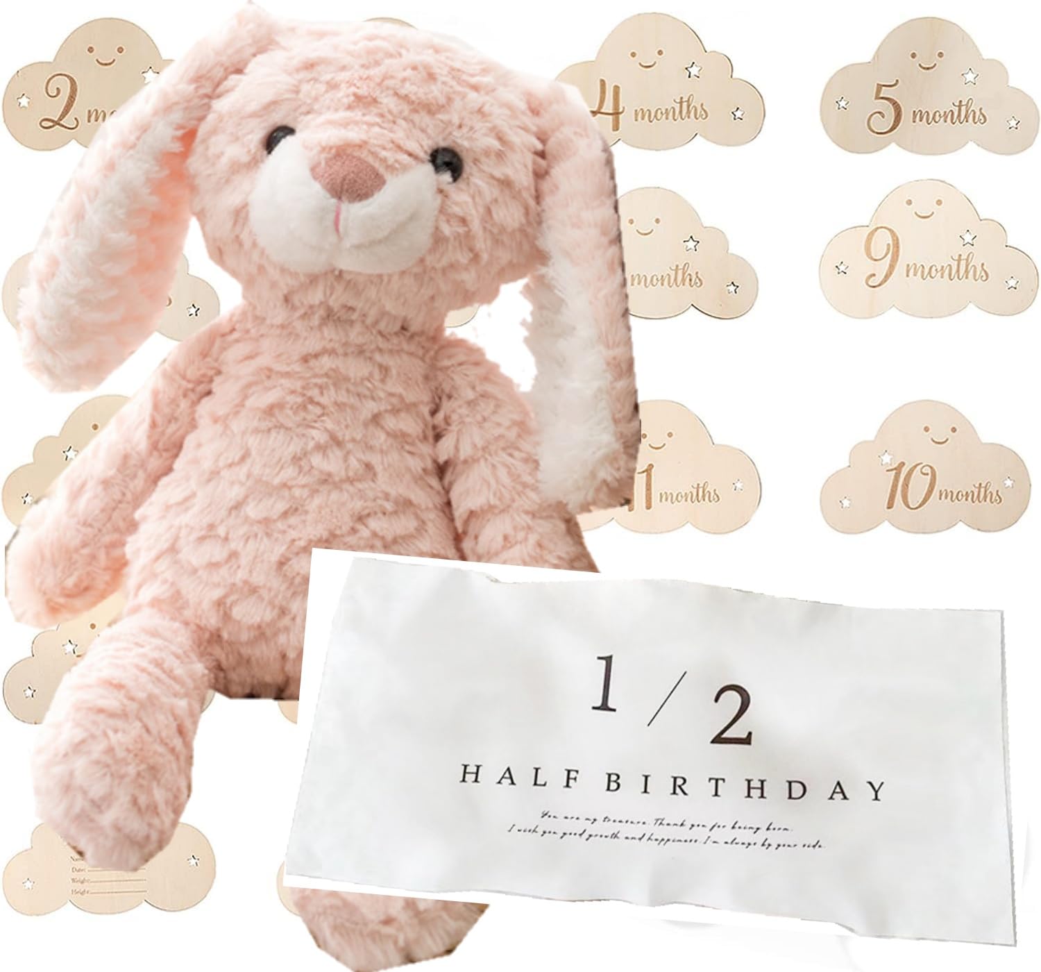 

First Toy Bear with Photo Japan Baby Plush My Baby Newborn Gift JP-SAKURA [Authentic] Set, Inspected, Toy, List, (Rabbit + Tapestry)