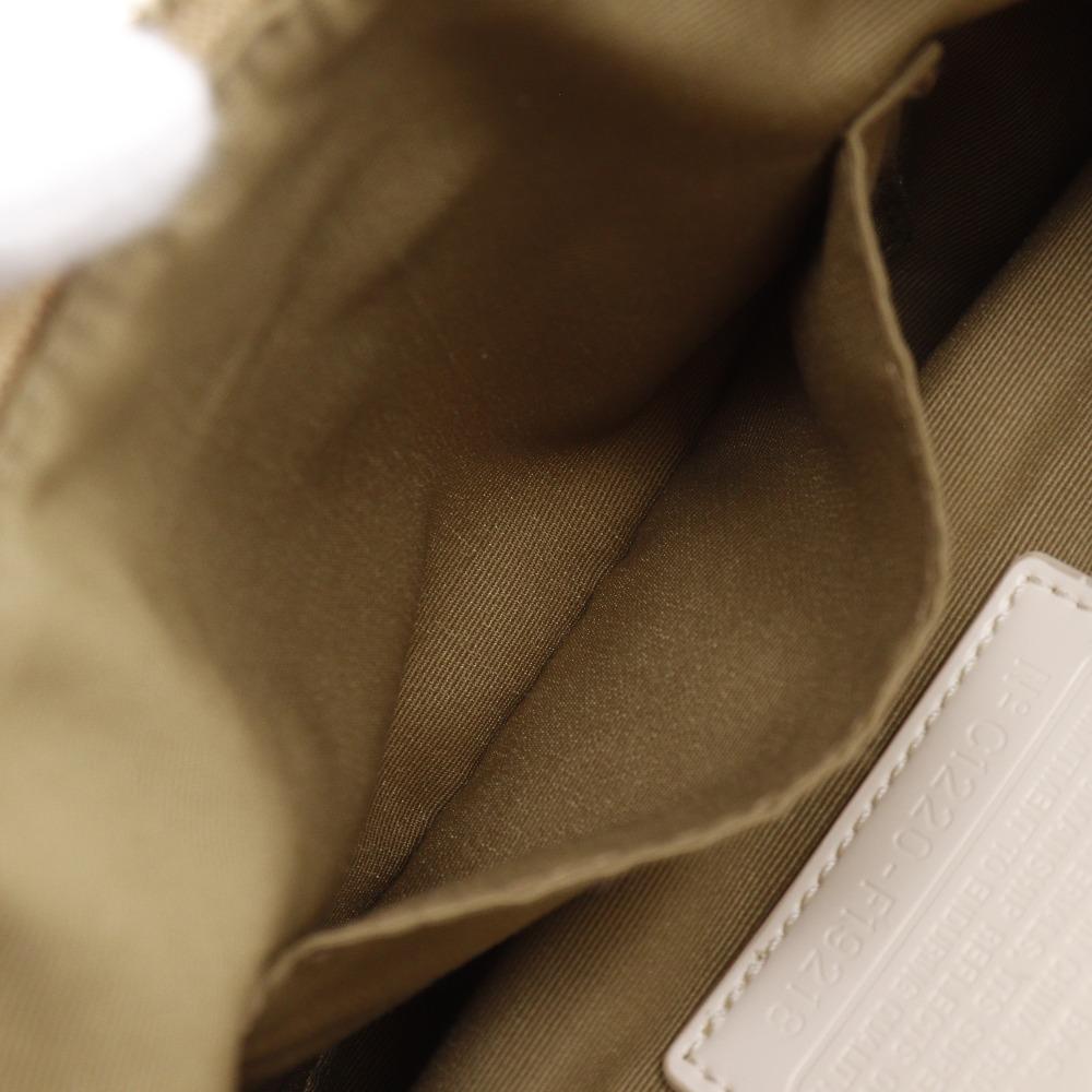 Coach Signature Shoulder Bag F19218 2WAY Beige Nylon Canvas Women Used