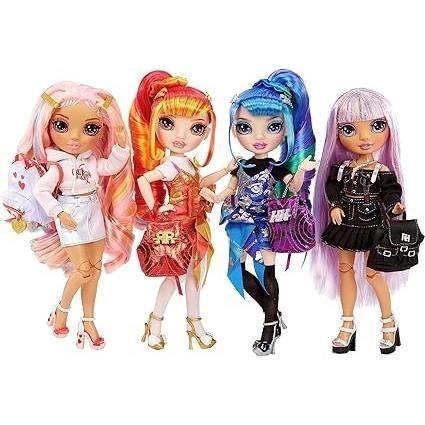 Poupée Mannequin Arc-en-Ciel 22cm - RAINBOW HIGH - Holly Devious - Version Junior High