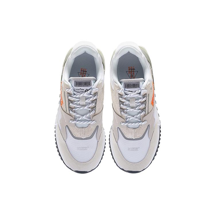 New LiNing 001 Casual Shoes Women's Low Top Pearl White/Standard White AZGS078-4