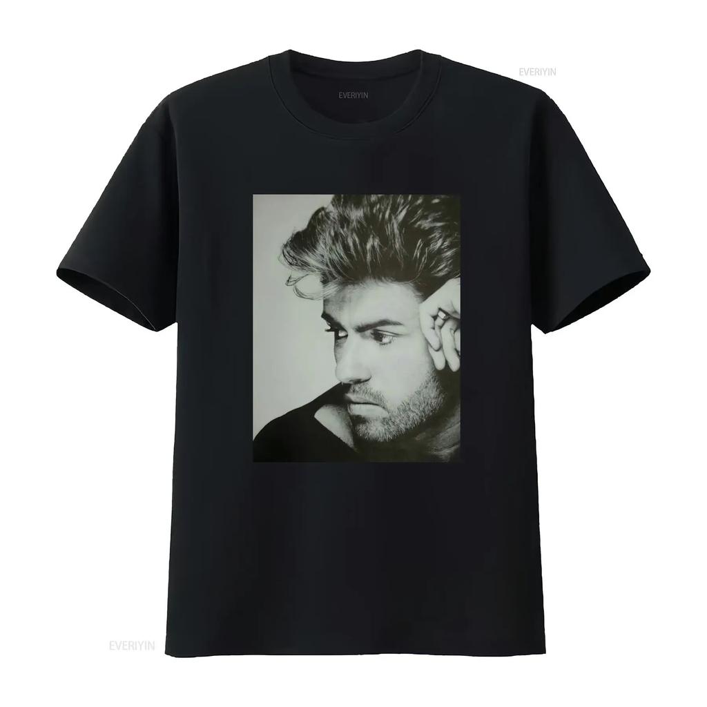 George Micharl Careless Whisper Ultra Cotton T Shirt Vintage Washed Fashion Breathable Soft Graphic Comfortable Casual Slightly