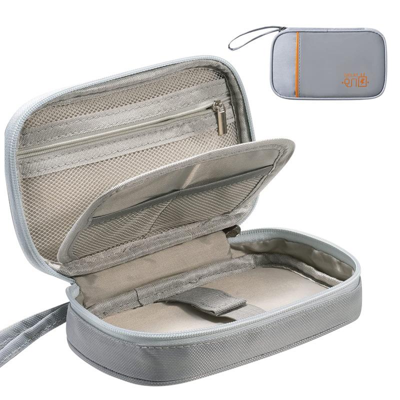 Rocketek Transporttasche Externe Festplattenschutz Aufbewahrungstasche für 2,5-Zoll-Festplattenabdeckung Gehäuse Powerbank-Tasche Box