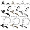 Pendant Necklace For Xiaomi Mi Band 8 Watch Hanging Chain Neck Bracelet Strap For mi band 9 Stainless Steel Metal Chain Buckle