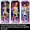 Boneco de Ação Kpop Demon Hunters Rumi Mira Zoey Sussy Tema Musical de Luzes Coloridas Para Fãs Presentes de Aniversário Infantil