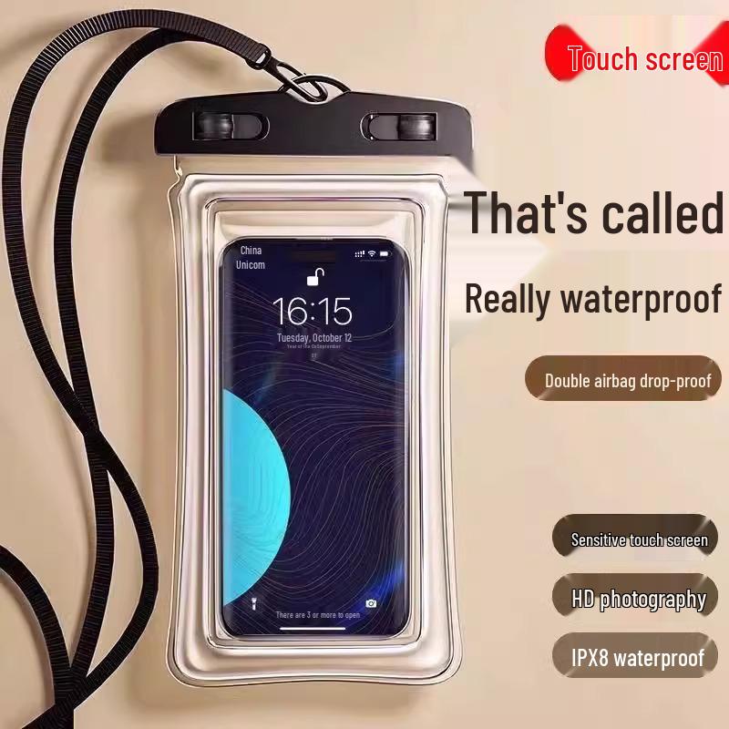 Three-Pack 0.01 Waterproof Phone Bags for Underwater Use