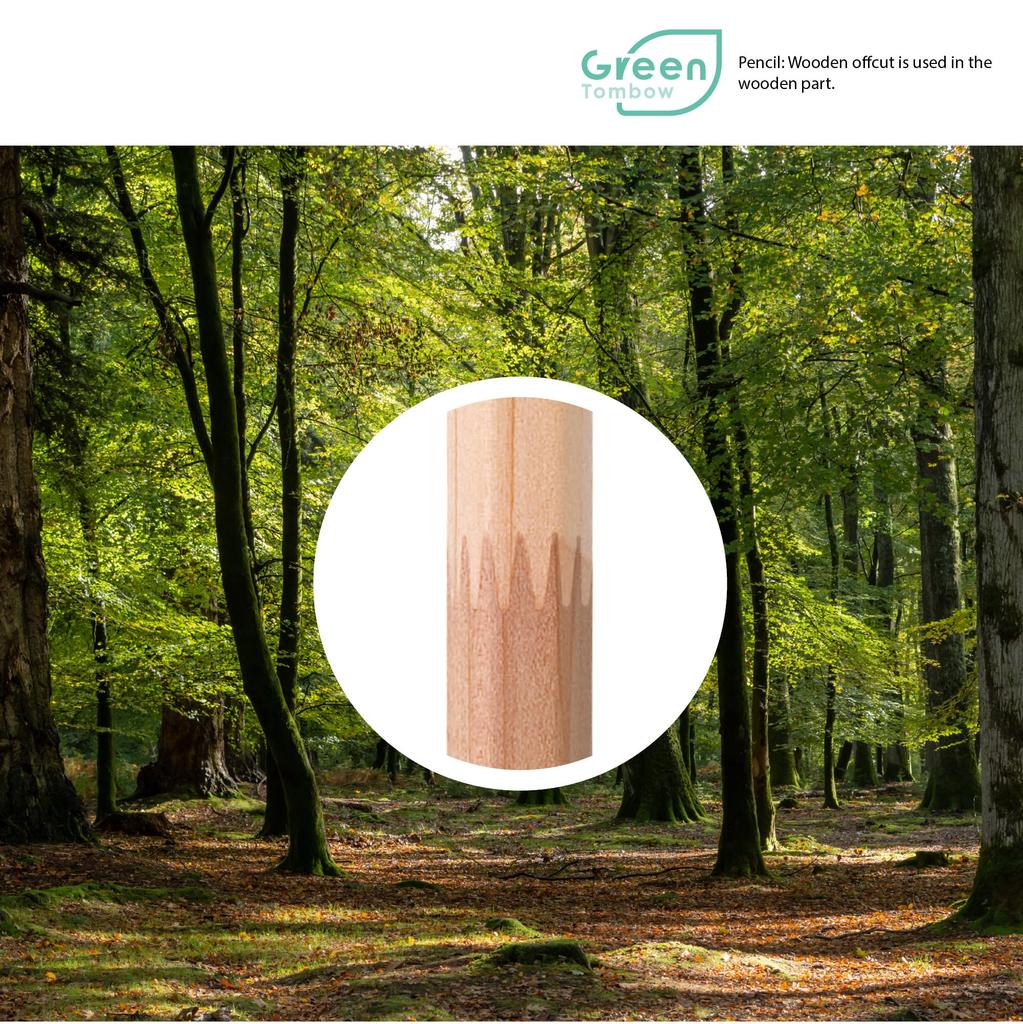 Tombow Ki Monogatari 2B 1 Pencils, Dozen, LA-KEA2B