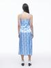 Dilettantism Cocktail Shirred Long Dress