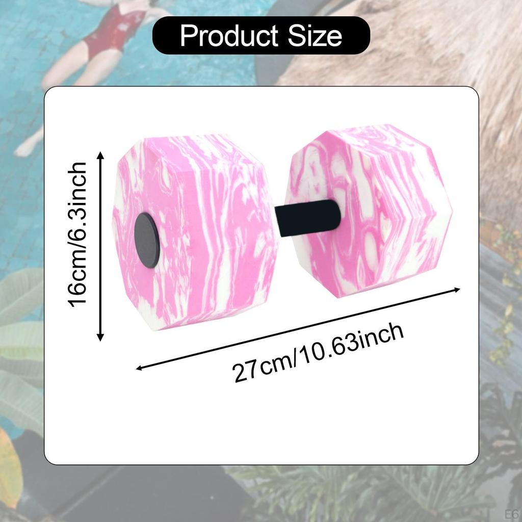 Aquatic Dumbbell for Water Aerobics, Hand Bar Pool Workouts, Weight Training Tool Men Women