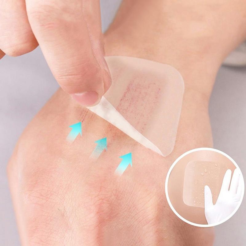 1Pcs Ultra Thin Hydrocolloid Dressing Patches Wound Dressing Adhesive Breathable Waterproof Transparent Pad Help Wound Healing