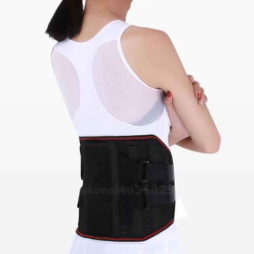 

Health Care Orthotics Belts Adjustable Double Pull Posture Corrector Brace Lower Back Lumbar Support Belt Corset Plus Size XXL