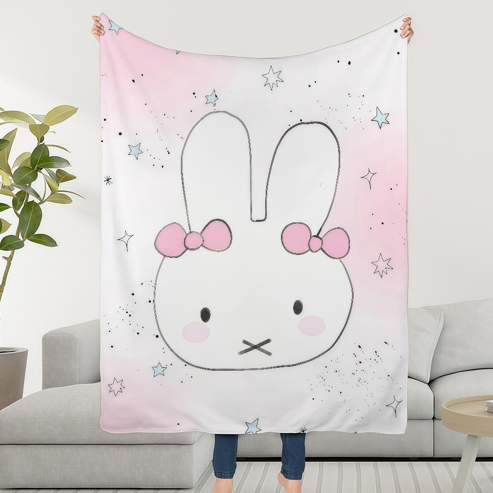 M-MiffyS-ES Cartoon Cute Blanket Soft Warm Furry Throw Super Kids Toys Bed Sofa Car Cradle