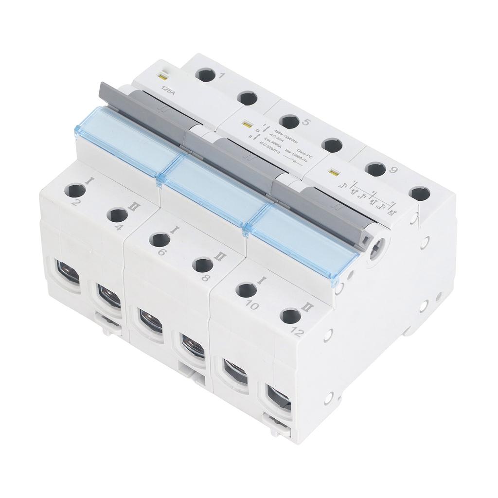 DC Isolator Switch Solar Panel PV Array Din Circuit Breaker 3P 125A 400V Dual Power Isolation