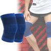 Blue Knitted Knee Brace Pad Outdoor Activities Knee Protector Hiking Sports