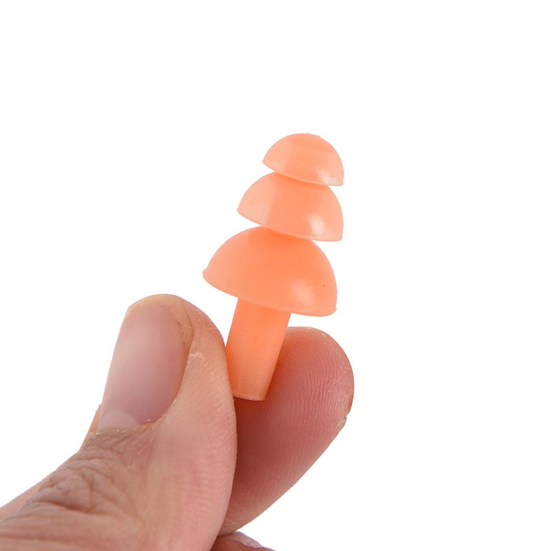 Soft Silicone Earplugs Reusable Ear Plugs Sleep Swimming Work Noise Reduction
