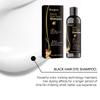 Hoegoa 100ml 3 in 1 Kräuter-Schwarzfärbe-Shampoo Sofortige Farbe Grau zu Naturschwarz Polygonum Multiflorum Haarfarben-Shampoo