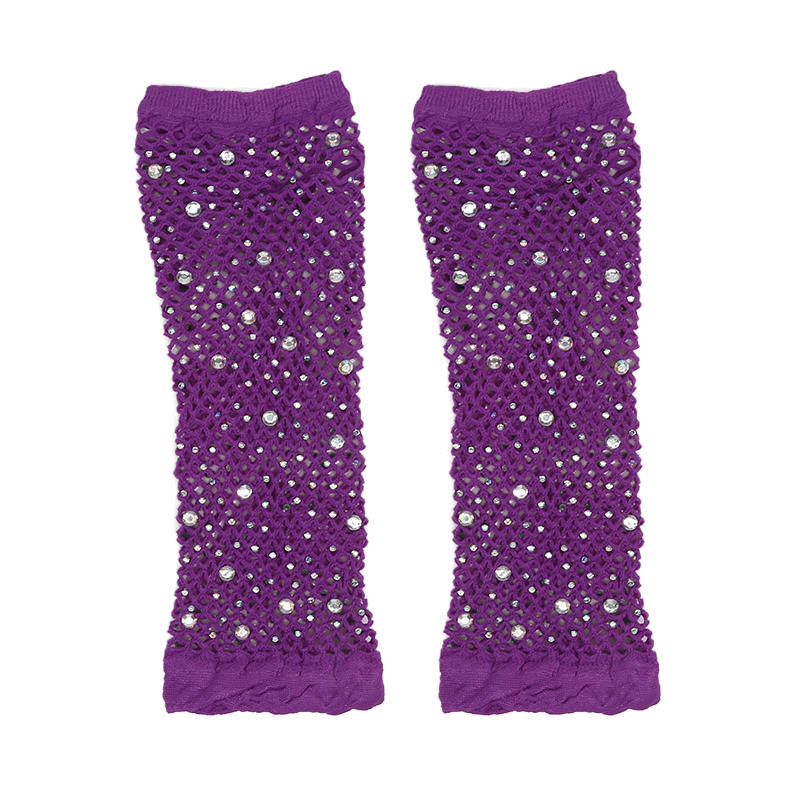 Mesh Gloves Fingerless Fishnet Gloves Mittens Sheer Wear Fancy Dress For Womens Sexy Girls Punk Goth Dance Glove