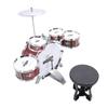 Kid Drum Set for Toddlers Jazz Drum Set for Kids 5 Drums Percussion Musical Instruments Toy