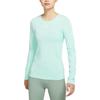 Nike T Shirts Women's Green Crew Neck Moderate DD0594-379