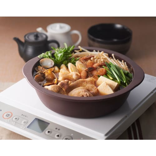 NY Planning IH Compatible Silicone Steamer, Brown