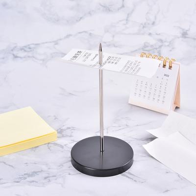 Edelstahl gerade Stange Papier Memo Halter Spike Stick für Rechnung Erhalt