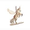 Children's 3d  Wooden Puzzle Toy Unicorn 3d Game Puzzle Handmade Creative Children's Toys Diy Gifts P117