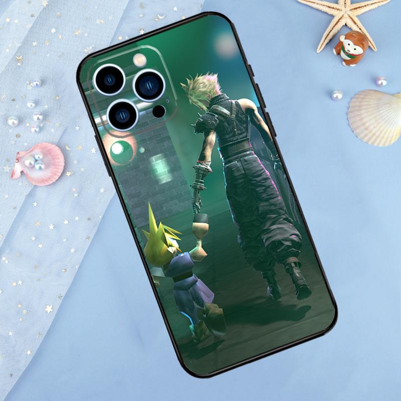 Final Fantasy VII Case For iPhone 17 Pro Max 16 15 14 12 11 13 Pro Max Plus 12 13 Mini 16e 17 Air Back Cover