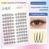 Single Cluster False Eyelashes 10 Rows Grafting Eyelashes Artificial Eyelashes  Makeup Supplies