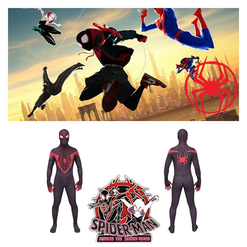 Spider-man Across The Spider-verse Kostüm Für Ps5 Miles Morales Schwarzer Body