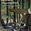 Portable Outdoor Adjustable Height Roll-Up Picnic Table