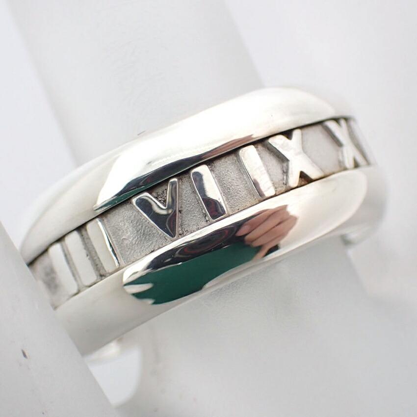 [Pre-owned] TIFFANY 925 Atlas Wide Ring / Size 16 / j51-7