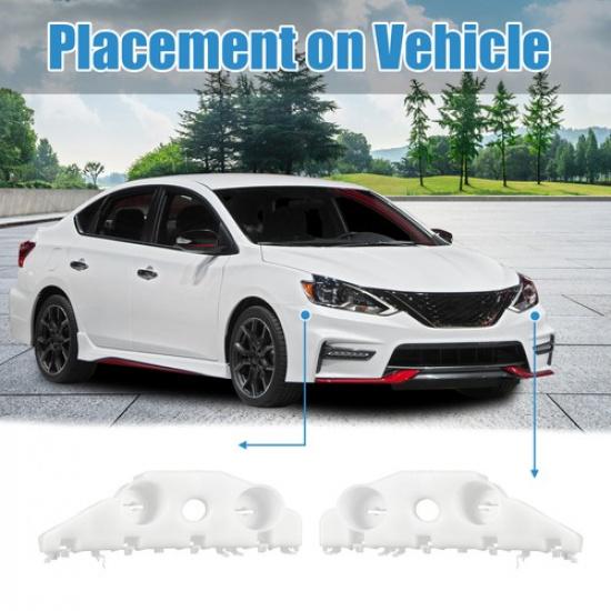 Links Rechts Vorne Stoßstangenhalterung ZWEI für Nissan Altima 16-18