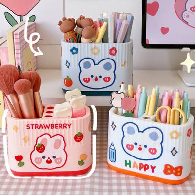 Scomparto porta cancelleria Pennello per trucco penna multifunzionale salvaspazio in plastica creativa