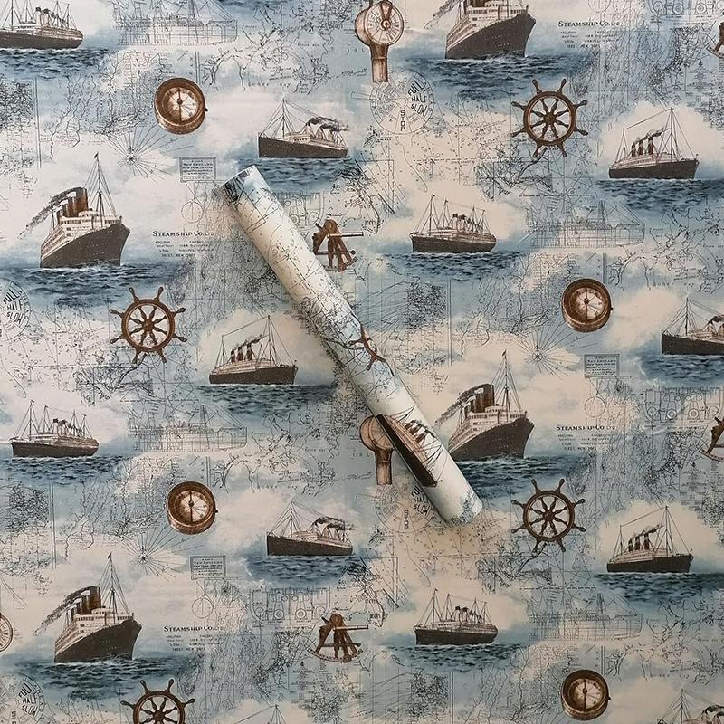 Vintage Newspaper Self Adhesive Wallpaper Vinyl Peel and Stick Contact Paper Removable for Furniture Shelf Drawer Liner Home DIY