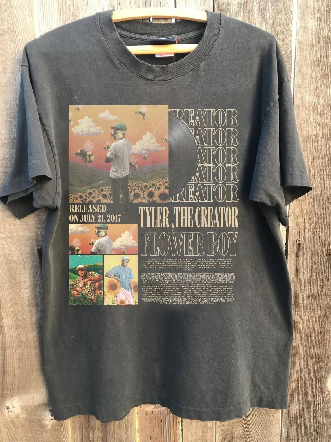 Футболка в стиле бутлег Tyler The Creator Мерч Винтажная HA6282 XXXXL
