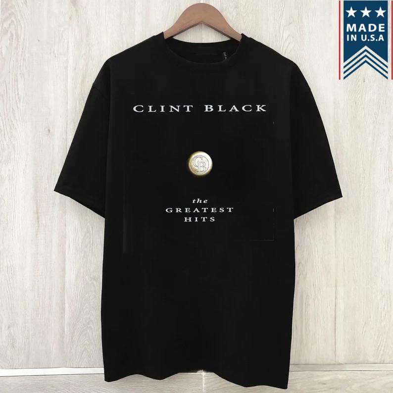CLINT BLACK THE GREATEST HITS T Shirt Full Size S-5XL S разноцветный