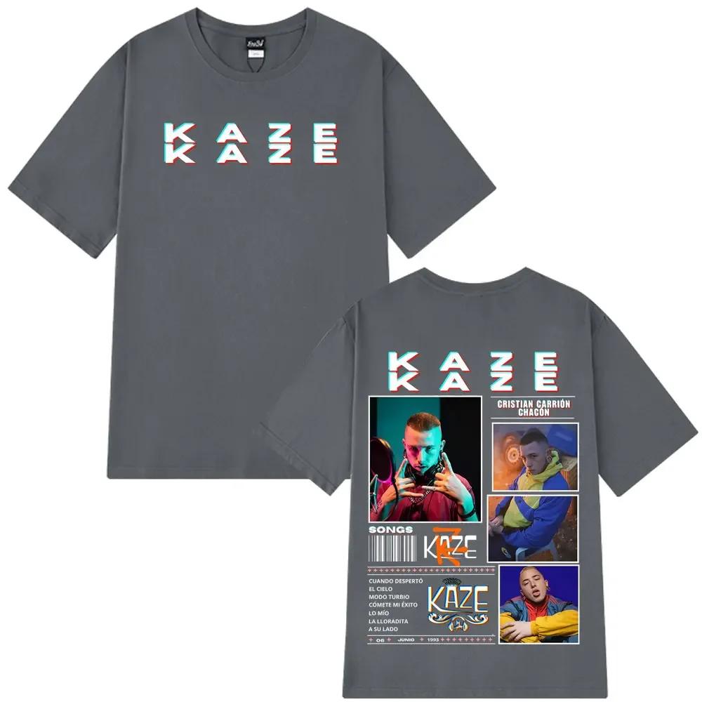 Rapper Kaze R New Fashion Album Print Tshirt Unisex Wounisex Casual And Loose Tshirt Shortsleeved 100 Cotton Hiphop Punk Tshirts
